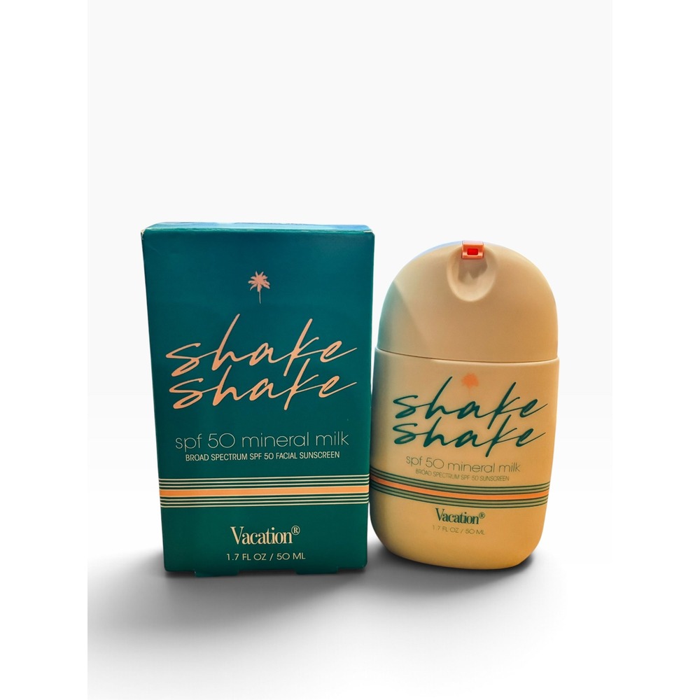 Vacation Shake Shake SPF 50 Mineral Milk Facial Sunscreen 50ml New in Box